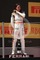 World © Octane Photographic Ltd. W Series – Spanish Grand Prix - Circuit de Barcelona-Catalunya. Saturday 21st May 2022 Race Podium. Tatuus F3 T-318. Racing X – Abbi Pulling