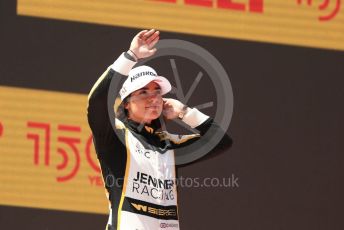 World © Octane Photographic Ltd. W Series – Spanish Grand Prix - Circuit de Barcelona-Catalunya. Saturday 21st May 2022 Race Podium. Tatuus F3 T-318. Jenner Racing – Jamie Chadwick