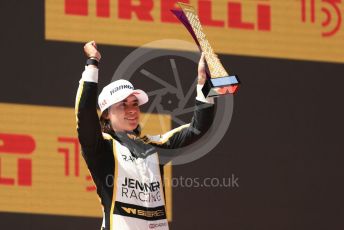 World © Octane Photographic Ltd. W Series – Spanish Grand Prix - Circuit de Barcelona-Catalunya. Saturday 21st May 2022 Race Podium. Tatuus F3 T-318. Jenner Racing – Jamie Chadwick