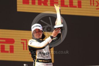 World © Octane Photographic Ltd. W Series – Spanish Grand Prix - Circuit de Barcelona-Catalunya. Saturday 21st May 2022 Race Podium. Tatuus F3 T-318. Jenner Racing – Jamie Chadwick