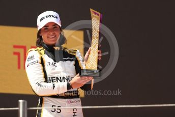 World © Octane Photographic Ltd. W Series – Spanish Grand Prix - Circuit de Barcelona-Catalunya. Saturday 21st May 2022 Race Podium. Tatuus F3 T-318. Jenner Racing – Jamie Chadwick