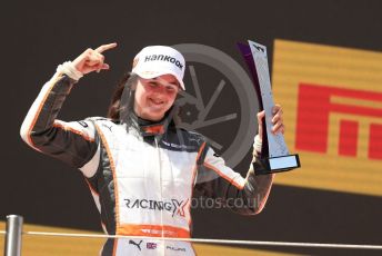 World © Octane Photographic Ltd. W Series – Spanish Grand Prix - Circuit de Barcelona-Catalunya. Saturday 21st May 2022 Race Podium. Tatuus F3 T-318. Racing X – Abbi Pulling