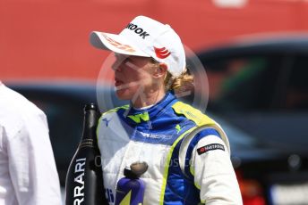 World © Octane Photographic Ltd. W Series – Spanish Grand Prix - Circuit de Barcelona-Catalunya. Saturday 21st May 2022 Race Podium. Tatuus F3 T-318. Click2Drive Bristol Street Motors W Series Team – Alice Powell.