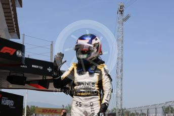 World © Octane Photographic Ltd. W Series – Spanish Grand Prix - Circuit de Barcelona-Catalunya. Saturday 21st May 2022 Race Podium. Tatuus F3 T-318. Jenner Racing – Jamie Chadwick