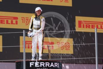 World © Octane Photographic Ltd. W Series – Spanish Grand Prix - Circuit de Barcelona-Catalunya. Saturday 21st May 2022 Race Podium. Tatuus F3 T-318. Jenner Racing – Jamie Chadwick