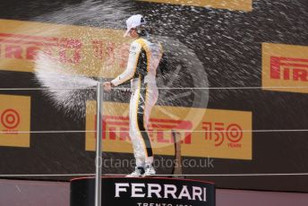 World © Octane Photographic Ltd. W Series – Spanish Grand Prix - Circuit de Barcelona-Catalunya. Saturday 21st May 2022 Race Podium. Tatuus F3 T-318. Jenner Racing – Jamie Chadwick