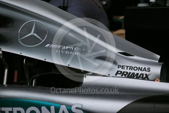 World © Octane Photographic Ltd. Mercedes AMG Petronas W07 Hybrid– Nico Rosberg. Friday 18th March 2016, F1 Australian GP Pit Lane, Melbourne, Albert Park, Australia. Digital Ref : 1527LB1D1468