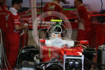 World © Octane Photographic Ltd. Scuderia Ferrari SF16-H – Kimi Raikkonen. Friday 18th March 2016, F1 Australian GP Pit Lane, Melbourne, Albert Park, Australia. Digital Ref : 1527LB1D1476