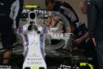 World © Octane Photographic Ltd. Williams Martini Racing, Williams Mercedes FW38 – Valtteri Bottas. Friday 18th March 2016, F1 Australian GP Pit Lane, Melbourne, Albert Park, Australia. Digital Ref :