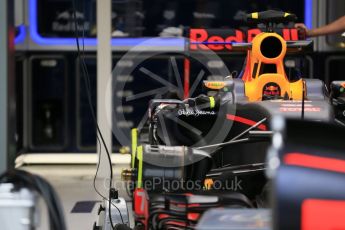 World © Octane Photographic Ltd. Red Bull Racing RB12 – Daniel Ricciardo. Friday 18th March 2016, F1 Australian GP Pit Lane, Melbourne, Albert Park, Australia. Digital Ref : 1527LB1D1505