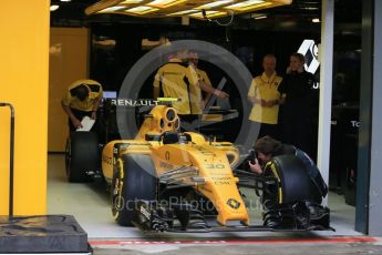 World © Octane Photographic Ltd. Renault Sport F1 Team RS16 – Jolyon Palmer. Friday 18th March 2016, F1 Australian GP Pit Lane, Melbourne, Albert Park, Australia. Digital Ref : 1527LB1D1522