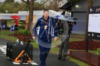 World © Octane Photographic Ltd. Williams Martini Racing, Williams Mercedes. Friday 18th March 2016, F1 Australian GP - Melbourne Walk, Melbourne, Albert Park, Australia. Digital Ref : 1527LB1D1651