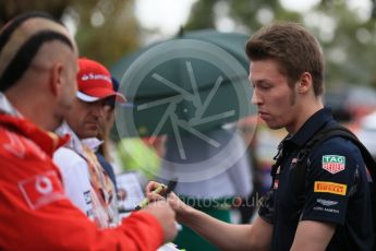 World © Octane Photographic Ltd. Red Bull Racing - Daniil Kvyat. Friday 18th March 2016, F1 Australian GP - Melbourne Walk, Melbourne, Albert Park, Australia. Digital Ref : 1527LB1D1732