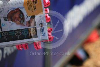 World © Octane Photographic Ltd. Fans wait for the drivers on the Melbourne walk. Friday 18th March 2016, F1 Australian GP - Melbourne Walk, Melbourne, Albert Park, Australia. Digital Ref : 1527LB1D1767