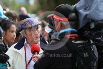 World © Octane Photographic Ltd. Sir Jackie Stewart. Friday 18th March 2016, F1 Australian GP - Melbourne Walk, Melbourne, Albert Park, Australia. Digital Ref : 1527LB1D1774