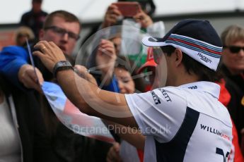 World © Octane Photographic Ltd. Williams Martini Racing, Williams Mercedes – Felipe Massa. Friday 18th March 2016, F1 Australian GP - Melbourne Walk, Melbourne, Albert Park, Australia. Digital Ref : 1527LB1D1778