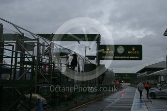 World © Octane Photographic Ltd. Melbourne signage. Friday 18th March 2016, F1 Australian GP - Melbourne Walk, Melbourne, Albert Park, Australia. Digital Ref : 1527LB5D0958