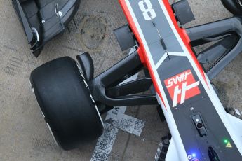 World © Octane Photographic Ltd. Formula 1 – Winter Test 1. Haas F1 Team VF-18 Car Launch. Circuit de Barcelona-Catalunya, Spain. Monday 26th February 2018.