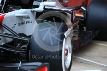 World © Octane Photographic Ltd. Formula 1 – Winter Test 1. Haas F1 Team VF-18 Car Launch. Circuit de Barcelona-Catalunya, Spain. Monday 26th February 2018.