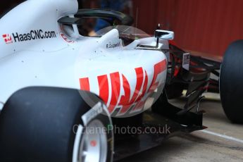 World © Octane Photographic Ltd. Formula 1 – Winter Test 1. Haas F1 Team VF-18 Car Launch. Circuit de Barcelona-Catalunya, Spain. Monday 26th February 2018.