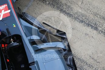 World © Octane Photographic Ltd. Formula 1 winter test 1, Haas F1 Team VF-17 physical unveil, Circuit de Barcelona-Catalunya. Monday 27th February 2017. Digital Ref : 1779CB1D5931