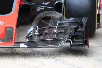 World © Octane Photographic Ltd. Formula 1 winter test 1, Haas F1 Team VF-17 physical unveil ,Circuit de Barcelona-Catalunya. Monday 27th February 2017. Digital Ref : 1779LB1D8152