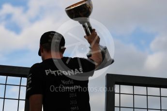 World © Octane Photographic Ltd. Mercedes AMG Petronas - Nico Rosberg. Sunday 9th October 2016, F1 Japanese GP - World Constructors Champions 2016 celebrations. Suzuka Circuit, Suzuka, Japan. Digital Ref :1738LB1D8869