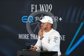 World © Octane Photographic Ltd. Formula 1 –. Mercedes AMG Petronas Motorsport AMG F1 W09 EQ Power+ launch, Lewis Hamilton – Silverstone, UK. Thursday 22nd February 2018. Digital Ref : 2020LB1D7927