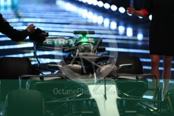 World © Octane Photographic Ltd. Formula 1 –. Mercedes AMG Petronas Motorsport AMG F1 W09 EQ Power+ launch, Valtteri Bottas – Silverstone, UK. Thursday 22nd February 2018. Digital Ref : 2020LB1D8062