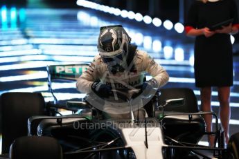 World © Octane Photographic Ltd. Formula 1 –. Mercedes AMG Petronas Motorsport AMG F1 W09 EQ Power+ launch, Valtteri Bottas – Silverstone, UK. Thursday 22nd February 2018. Digital Ref :2020LB1D8064