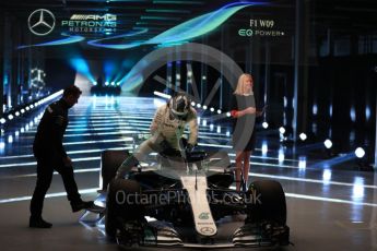World © Octane Photographic Ltd. Formula 1 –. Mercedes AMG Petronas Motorsport AMG F1 W09 EQ Power+ launch, Valtteri Bottas – Silverstone, UK. Thursday 22nd February 2018. Digital Ref : 2020LB1D8068