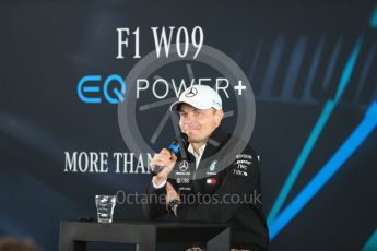 World © Octane Photographic Ltd. Formula 1 –. Mercedes AMG Petronas Motorsport AMG F1 W09 EQ Power+ launch, Valtteri Bottas – Silverstone, UK. Thursday 22nd February 2018. Digital Ref : 2020LB1D8252