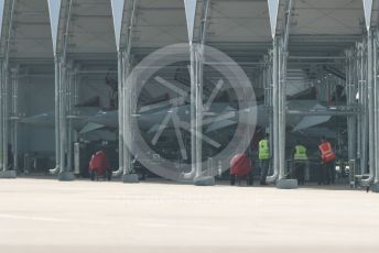 RAF Coningsby. Eurofighter Typhoons in the new hangars. 2nd June 2021. World © Octane Photographic Ltd.