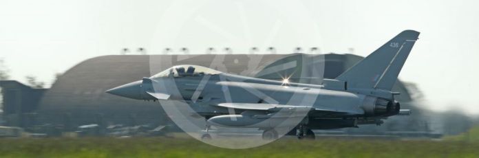 RAF Coningsby. Eurofighter Typhoon FGR4 ZK436 ready for take off. 2nd June 2021. World © Octane Photographic Ltd.