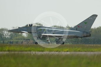 RAF Coningsby. Eurofighter Typhoon FGR4 ZJ919 (9 Sqn WS-L) ready for takeoff. 2nd June 2021. World © Octane Photographic Ltd.