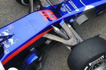 World © Octane Photographic Ltd. Formula 1 – Winter Test 1. Scuderia Toro Rosso STR13 Car Launch. Circuit de Barcelona-Catalunya, Spain. Monday 26th February 2018.