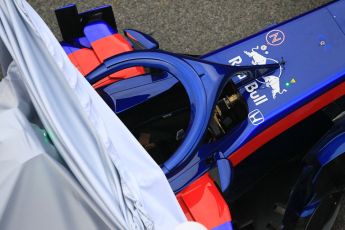 World © Octane Photographic Ltd. Formula 1 – Winter Test 1. Scuderia Toro Rosso STR13 Car Launch. Circuit de Barcelona-Catalunya, Spain. Monday 26th February 2018.