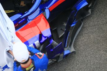 World © Octane Photographic Ltd. Formula 1 – Winter Test 1. Scuderia Toro Rosso STR13 Car Launch. Circuit de Barcelona-Catalunya, Spain. Monday 26th February 2018.