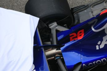 World © Octane Photographic Ltd. Formula 1 – Winter Test 1. Scuderia Toro Rosso STR13 Car Launch. Circuit de Barcelona-Catalunya, Spain. Monday 26th February 2018.