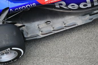 World © Octane Photographic Ltd. Formula 1 – Winter Test 1. Scuderia Toro Rosso STR13 Car Launch. Circuit de Barcelona-Catalunya, Spain. Monday 26th February 2018.