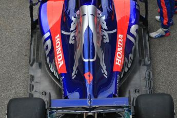 World © Octane Photographic Ltd. Formula 1 – Winter Test 1. Scuderia Toro Rosso STR13 Car Launch. Circuit de Barcelona-Catalunya, Spain. Monday 26th February 2018.