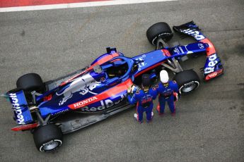 World © Octane Photographic Ltd. Formula 1 – Winter Test 1. Scuderia Toro Rosso STR13 Car Launch. Circuit de Barcelona-Catalunya, Spain. Monday 26th February 2018.