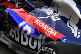 World © Octane Photographic Ltd. Formula 1 – Winter Test 1. Scuderia Toro Rosso STR13 Car Launch. Circuit de Barcelona-Catalunya, Spain. Monday 26th February 2018.